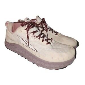 ALTRA OUTROAD Sz 10.5 Cream Lilac Running Trail Outdoors Hiking Logo Sporty Shoe